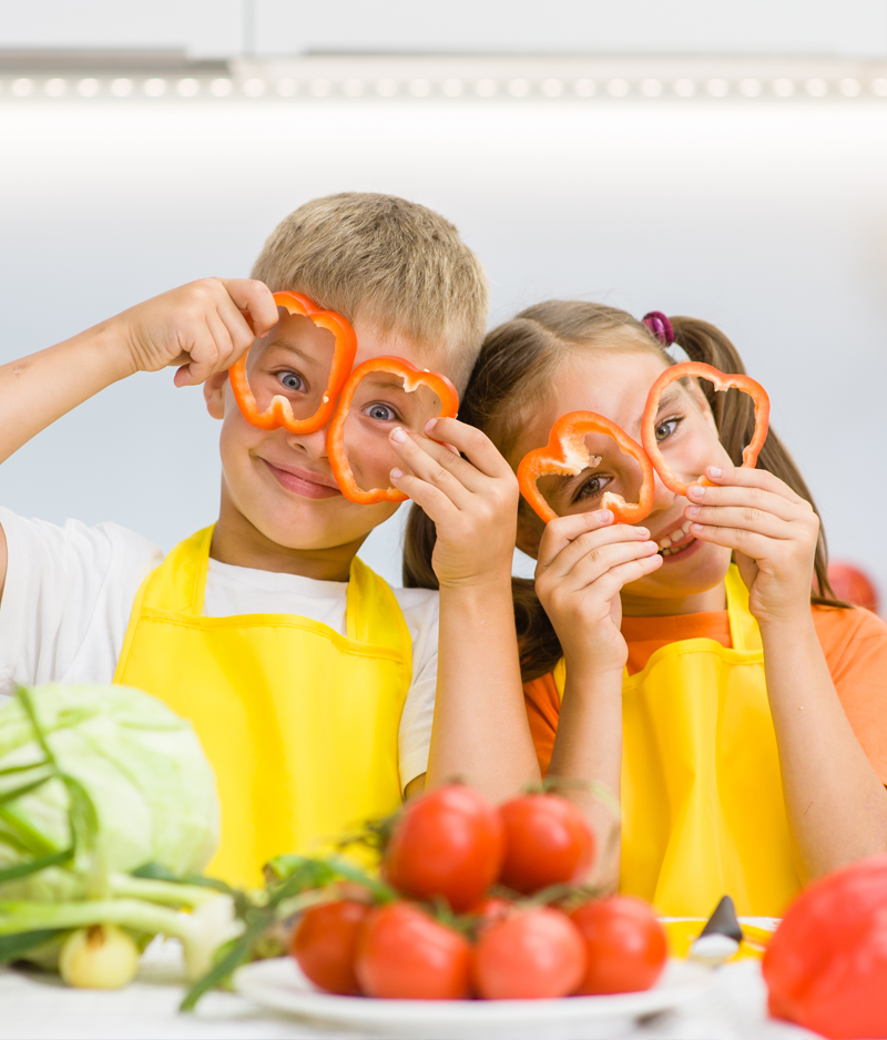 Alimentos y comidas para los niños